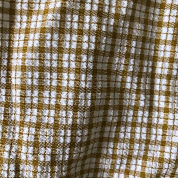 Yellow plaid dress - Picture 2 of 3